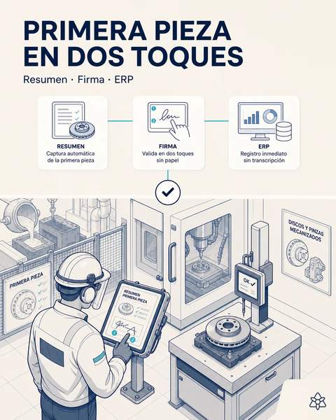 Primera pieza liberada en dos toques