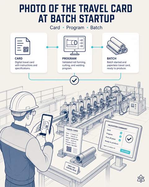 Travel card digitized at startup