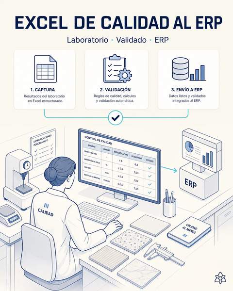 El Excel del laboratorio entra al ERP