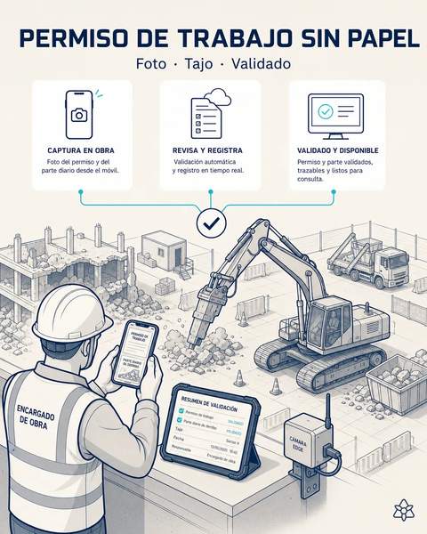 Parte de derribo sin papel