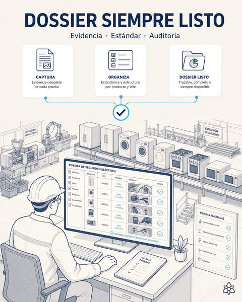 Dossier de seguridad eléctrica listo