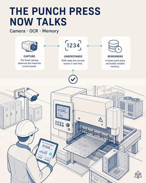 The enclosure punch press talks