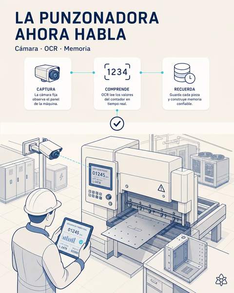 La punzonadora de envolventes habla