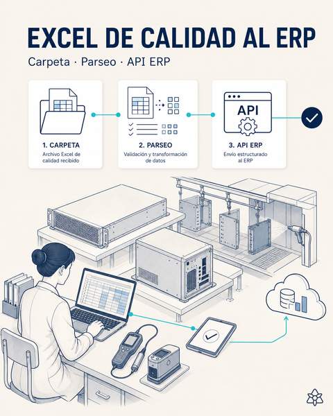 Excel de calidad al ERP
