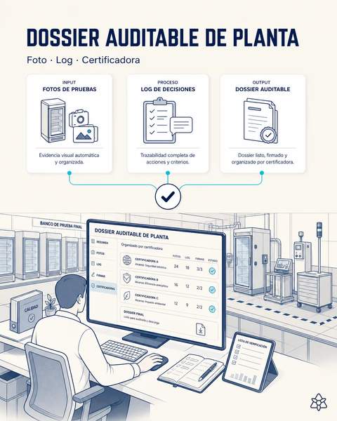 Dossier de certificación siempre listo