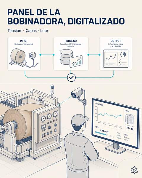 La bobinadora de tubo, por fin leída