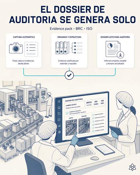 El dossier BRCGS se genera solo