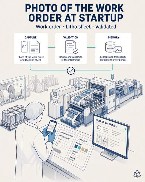 The litho run, captured at startup