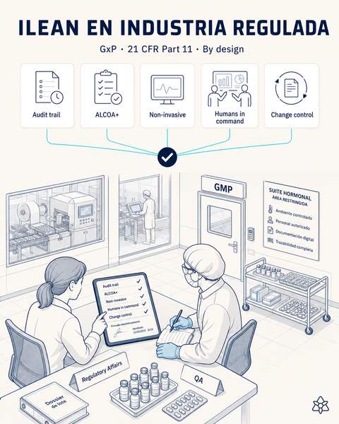 iLEAN en industria regulada — implementable by design