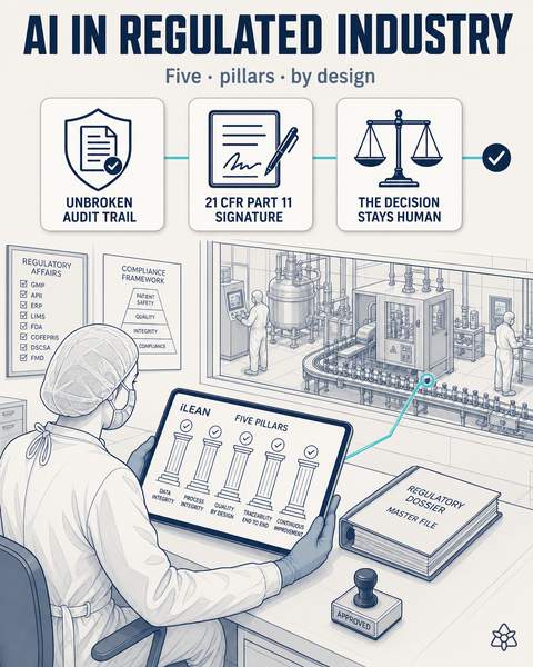 The five compliance pillars of iLEAN for regulated pharma