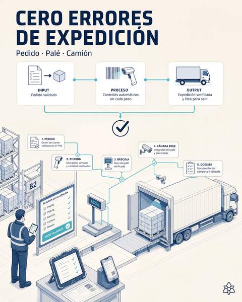 Cero errores de expedición