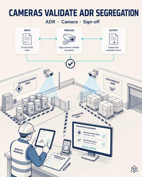 ADR segregation proven by camera
