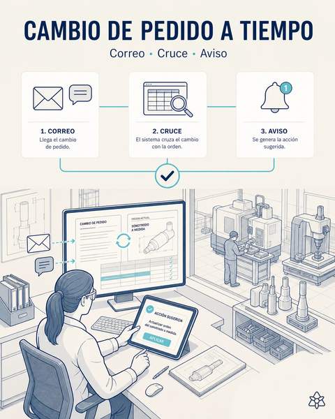 El cambio del cliente, a tiempo