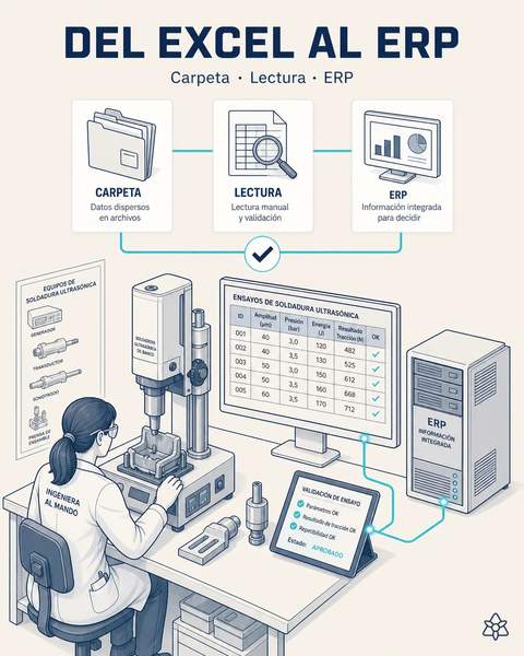 La receta del laboratorio, al ERP