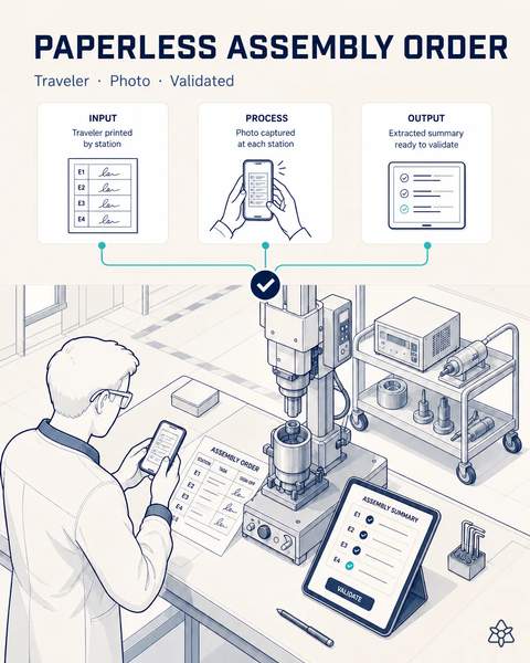 The assembly traveler goes digital