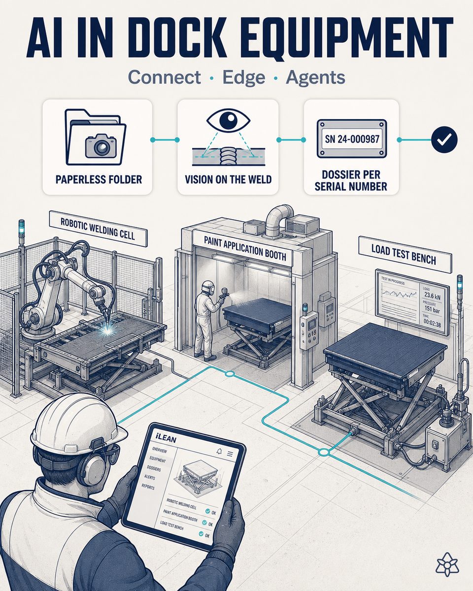 Industrial artificial intelligence in loading dock equipment manufacturing
