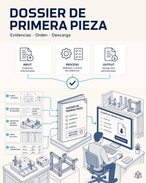 Dossier de primera pieza, solo