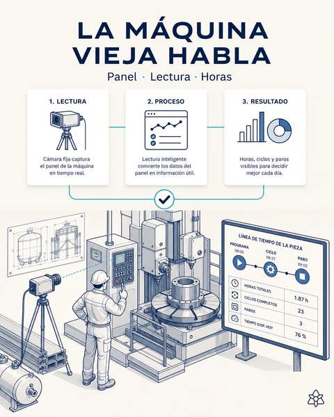 La máquina vieja empieza a hablar