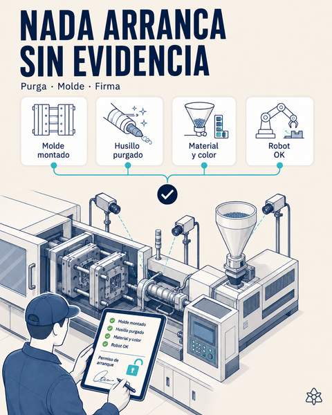 Cambio de molde que no arranca a ciegas