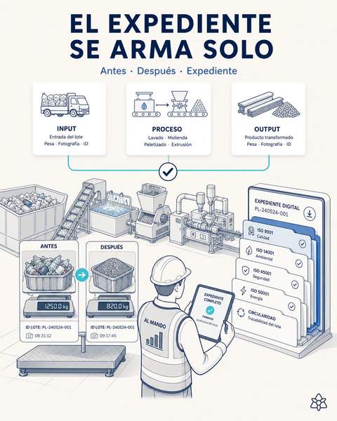 El expediente de destrucción se arma solo