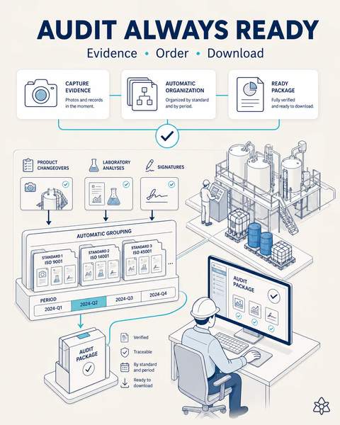 Audit evidence that builds itself