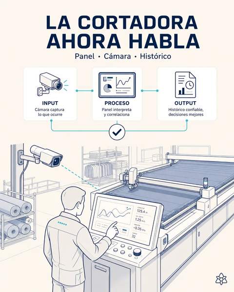 La cortadora vintage empieza a hablar