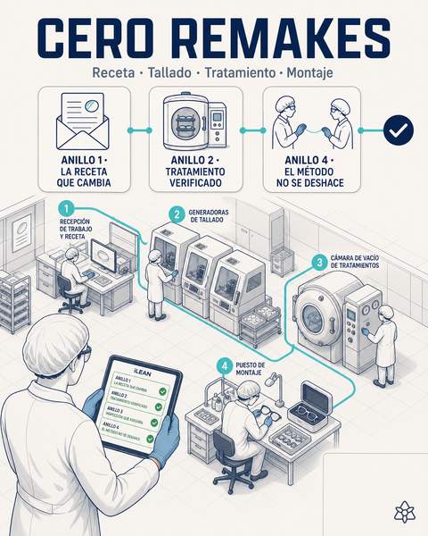 Los cuatro anillos de verificación cruzados del flagship iLEAN