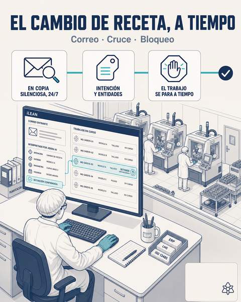 Aviso de modificación de receta atrapado antes del bloqueo