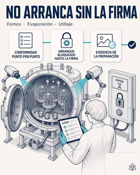 Cámaras Edge validando la preparación de la cámara de vacío