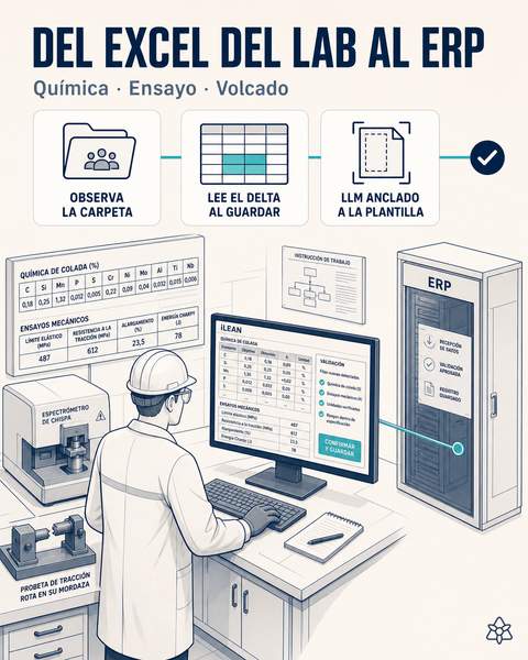 Del Excel del laboratorio al ERP en tiempo real