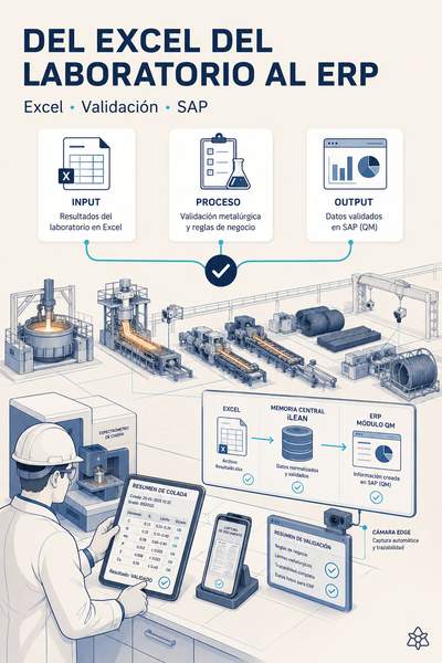 Del Excel del laboratorio al ERP en tiempo real
