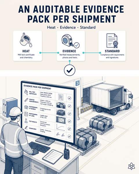 Evidence pack per shipment