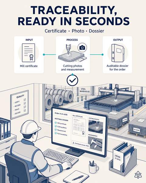 Traceability ready in seconds