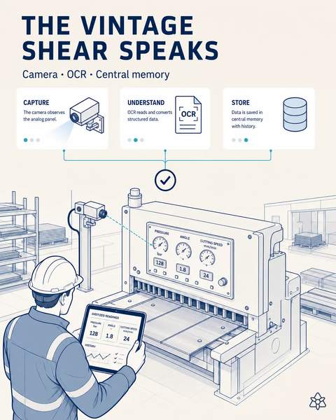 The old shear starts talking