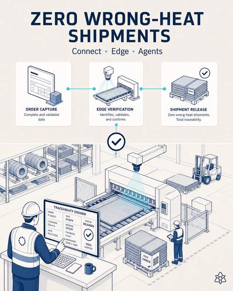 Zero wrong-heat shipments