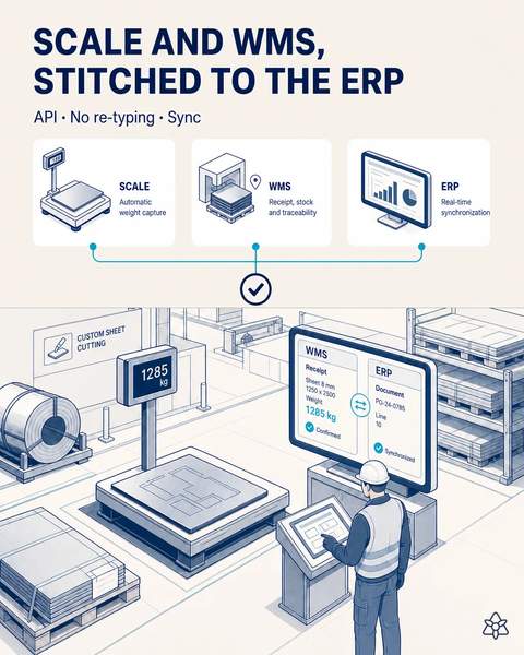 Scale and WMS, stitched to the ERP